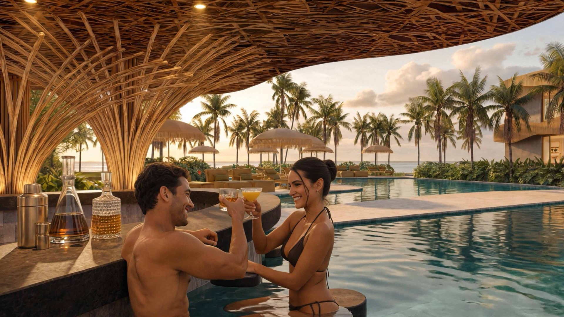 Bar da piscina — Reserva Surya